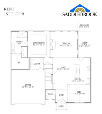 Kent- 2d Floor Plan 1
