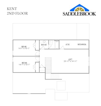 Kent- 2d Floor Plan 2