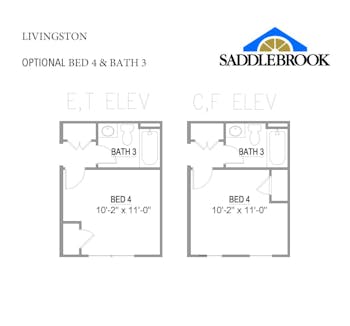 Livingston- Floor Plan Option 5