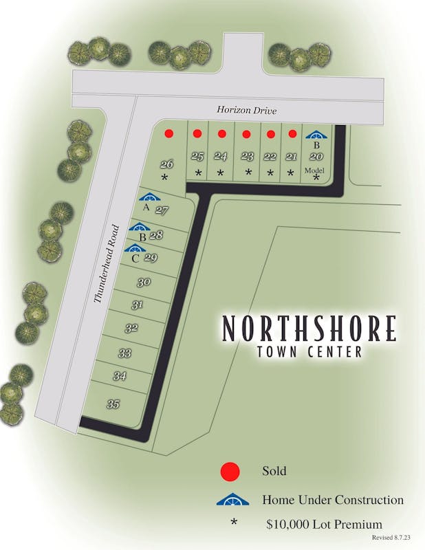 Northshore Town Center Plat Map