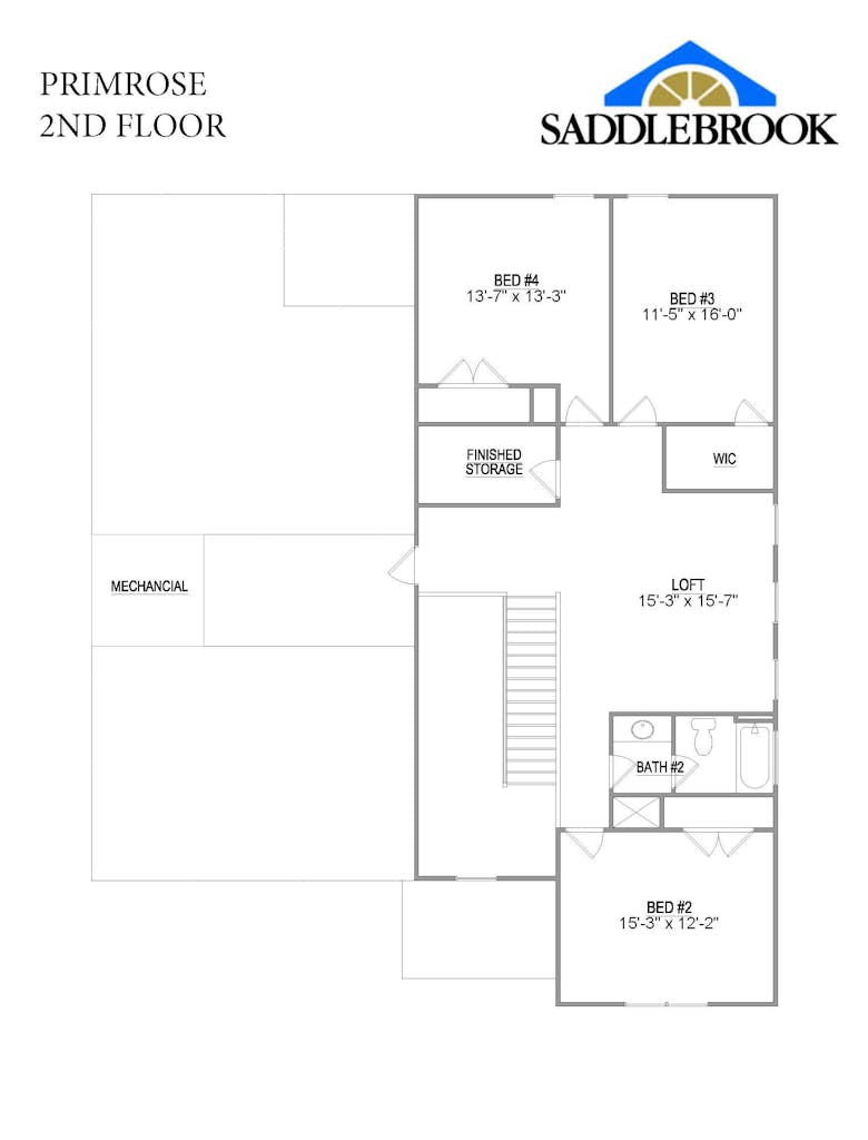 Floor plan for Primrose
