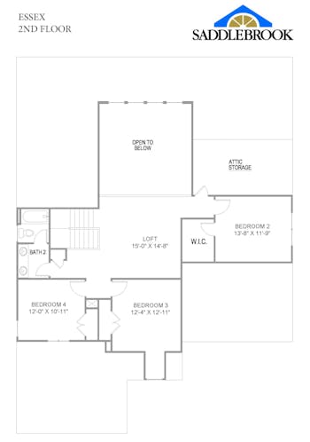 Essex- 2d Floor Plan 2