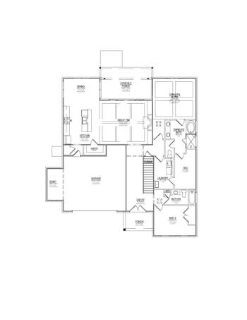 Lot 06 – 2239 Willow Leaf- 2d Floor Plan 2
