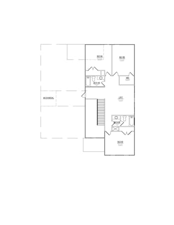 Lot 06 – 2239 Willow Leaf- 2d Floor Plan 1