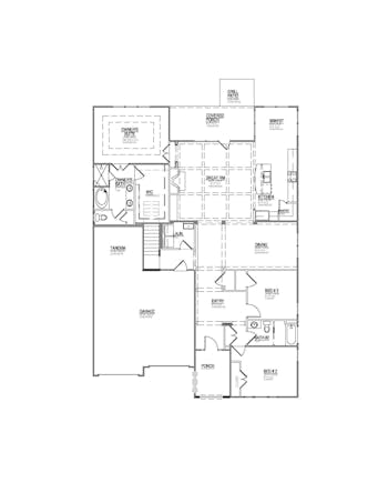 Lot 14 – 2204 Willow Leaf- 2d Floor Plan 2