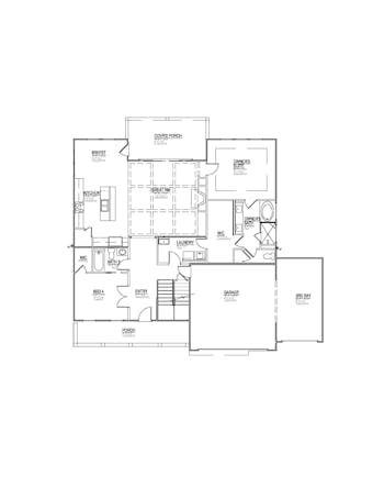 Lot 15 – 2119 White Sycamore- 2d Floor Plan 2