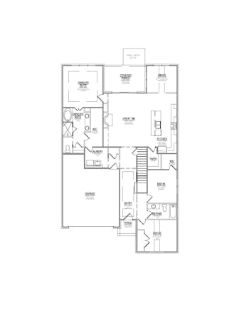 Lot 21 – 12637 Red Poppy Dr- 2d Floor Plan 2