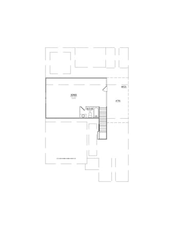 Lot 21 – 12637 Red Poppy Dr- 2d Floor Plan 1