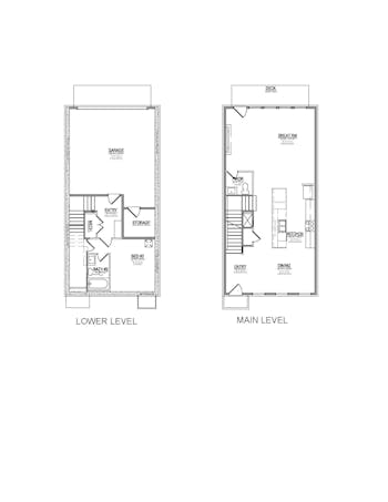 Lot 29 – 1814 Thunderhead Rd.- 2d Floor Plan 1