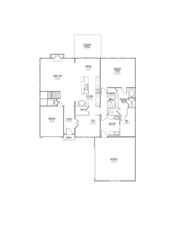 Lot 18 – 929 Sweatleaf Ln- 2d Floor Plan 1