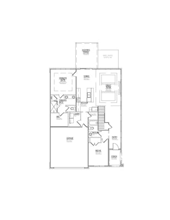 Lot 56 – 1139 Branch Hook Rd- 2d Floor Plan 2
