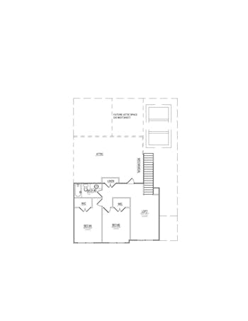 Lot 65 – 1170 Branch Hook Rd- 2d Floor Plan 2