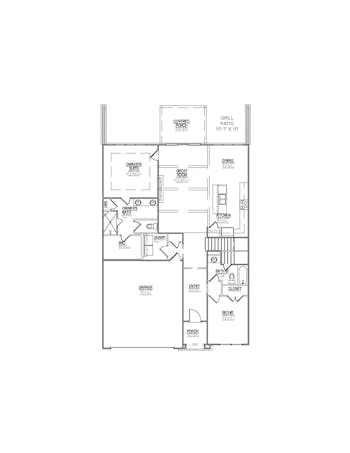 Lot 66 – 1166 Branch Hook Rd- 2d Floor Plan 2