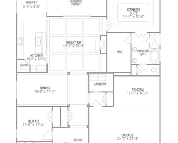 Chadwick - 2d floor plan