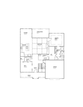 Lot 55 – 12917 Yorkshire Fog Ln- 2d Floor Plan 1