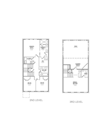 Lot 30 – 1816 Thunderhead Rd- 2d Floor Plan 1