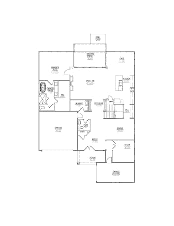 Lot 62 – 11655 Boston Ivy- 2d Floor Plan 1