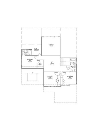 Lot 62 – 11655 Boston Ivy- 2d Floor Plan 2