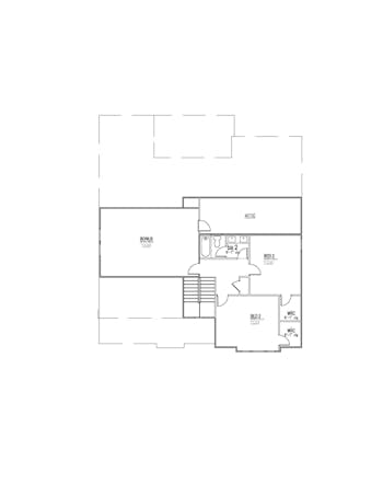 Lot 22 – 11644 Boston Ivy Ln- 2d Floor Plan 1