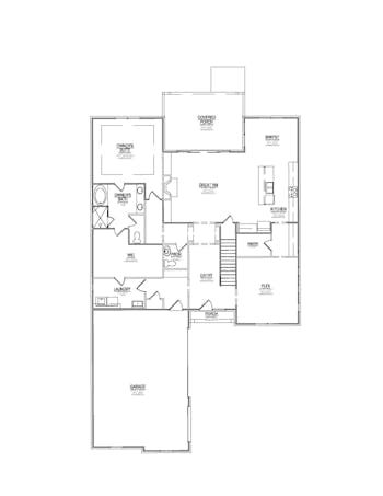 Lot 11 – 12788 Iron Plow Dr- 2d Floor Plan 1