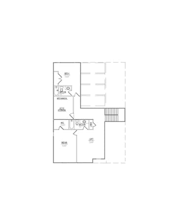 Lot 55 – 1135 Branch Hook Rd- 2d Floor Plan 2