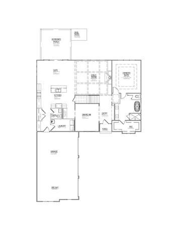 Lot 125 – 1307 Wagon Hitch Rd- 2d Floor Plan 2