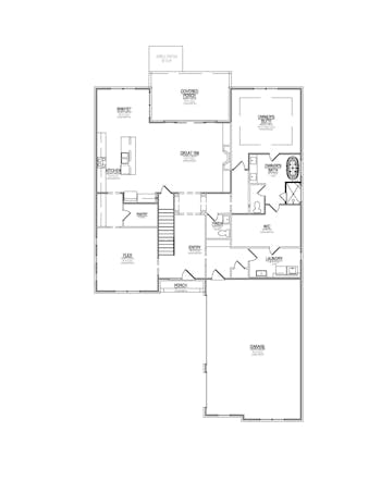 Lot 117 – 258 Reverence Run Ln- 2d Floor Plan 2