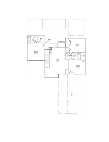 Lot 117 – 258 Reverence Run Ln- 2d Floor Plan 1