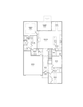 Lot 65 – 12823 Scarlet Sage Dr- 2d Floor Plan 2