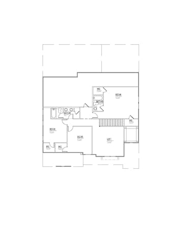 Lot 52 – 11615 Boston Ivy Ln- 2d Floor Plan 1