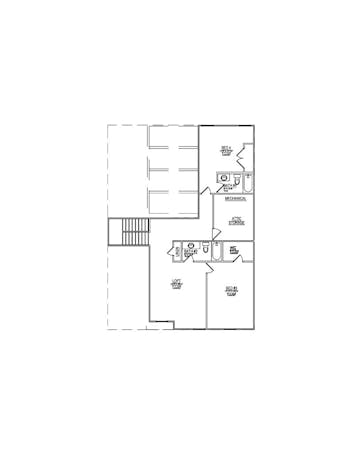 Lot 51 – 1119 Branch Hook- 2d Floor Plan 2