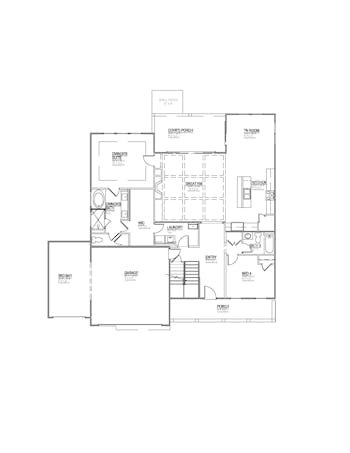 Lot 5 – 2233 Willow Leaf- 2d Floor Plan 1