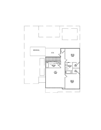 Lot 15 – 11718 Boston Ivy Ln- 2d Floor Plan 2