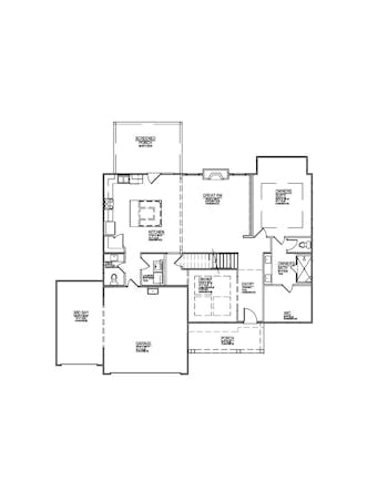 Lot 127 – 1319 Wagon Hitch Rd- 2d Floor Plan 1
