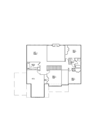 Lot 127 – 1319 Wagon Hitch Rd- 2d Floor Plan 2