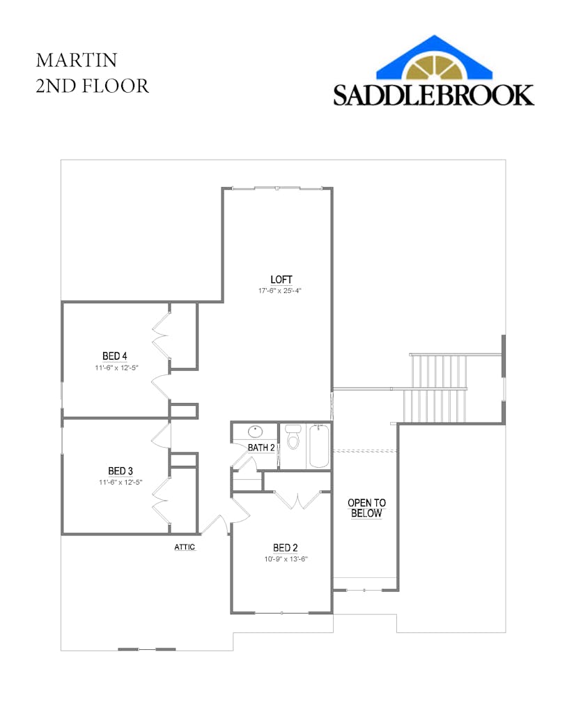 Floor plan for Martin