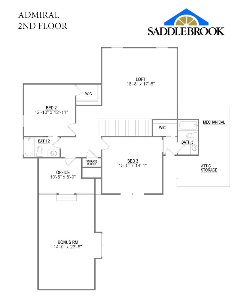 Floor plan for Admiral