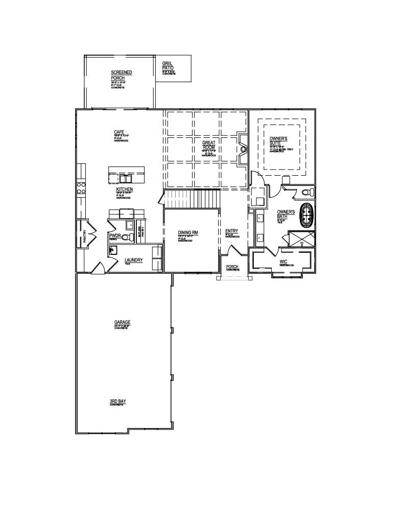 Floor plan for Lot 102 Grove – 1262 Wagon Hitch