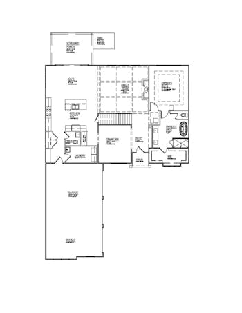 Lot 102 Grove – 1262 Wagon Hitch- 2d Floor Plan 1