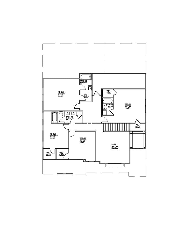 Floor plan for Lot 122 – 1263 Wagon Hitch Rd
