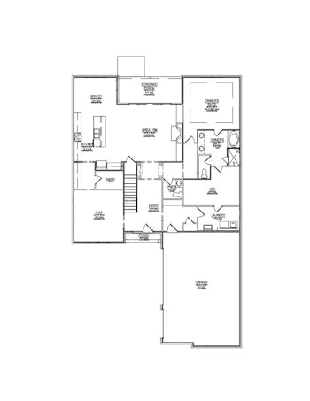 Lot 129 – 1331 Wagon Hitch Rd- 2d Floor Plan 1