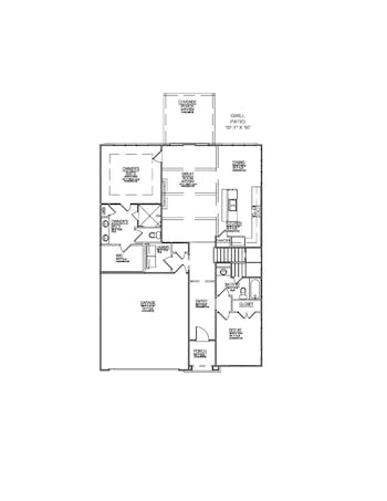 Lot 71 – 1132 Branch Hook Rd- 2d Floor Plan 1