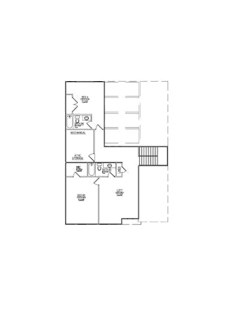 Lot 71 – 1132 Branch Hook Rd- 2d Floor Plan 2