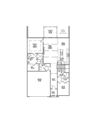 Lot 72 – 1128 Branch Hook- 2d Floor Plan 1