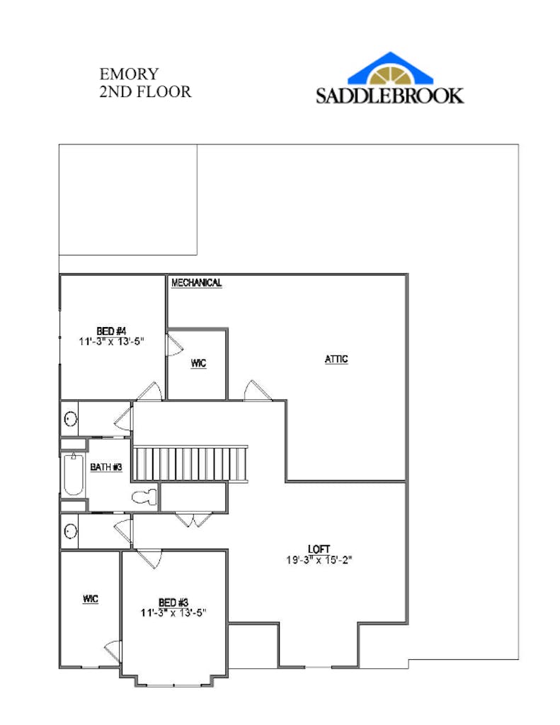 Floor plan for Emory