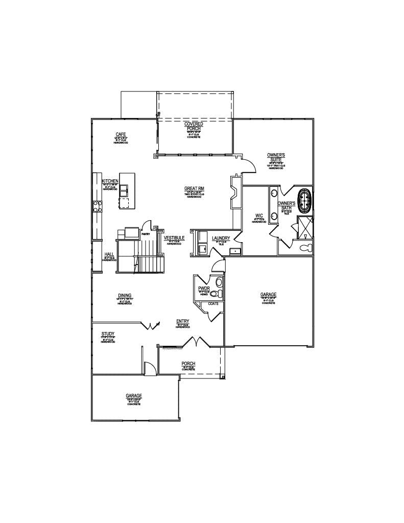 Floor plan for Lot 137 – 1385 Wagon Hitch