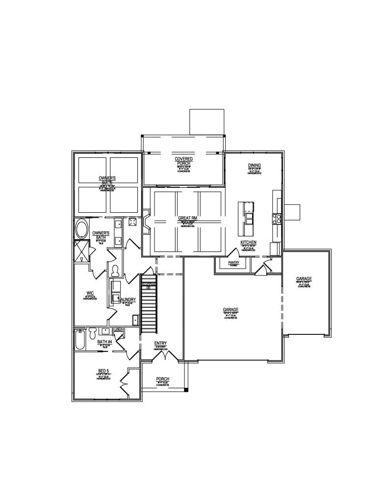 Floor plan for IRON 16 – 2125 White Sycamore