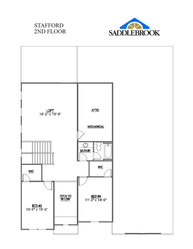 Floor plan for Stafford