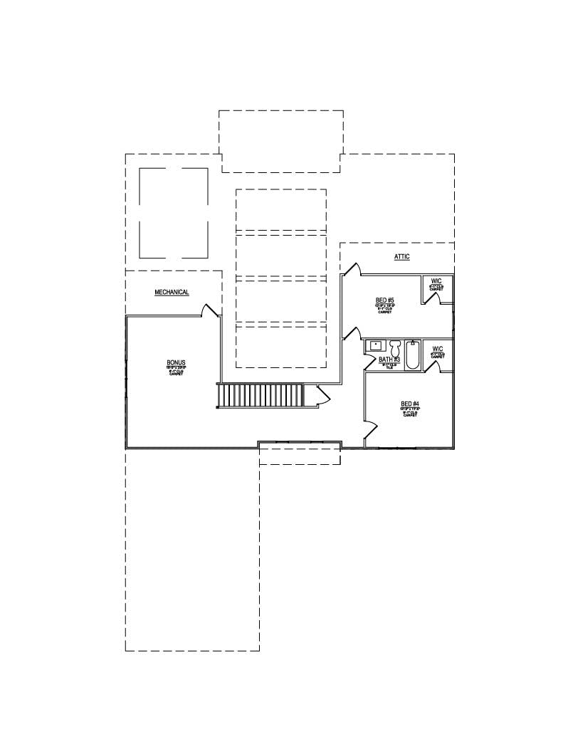 Floor plan for Lot 107 – 1226 Wagon Hitch