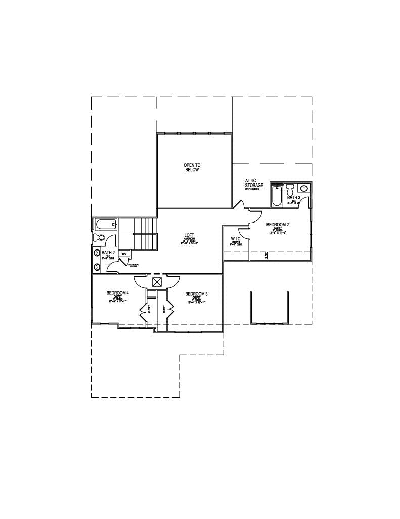 Floor plan for Lot 131 – 1343 Wagon Hitch